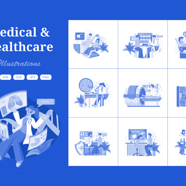 Chemistry Clinic Illustrations Templates 409338