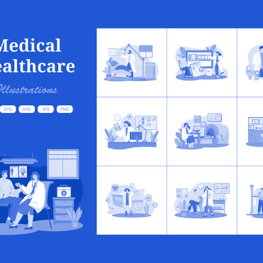 Chemistry Clinic Illustrations Templates 409341
