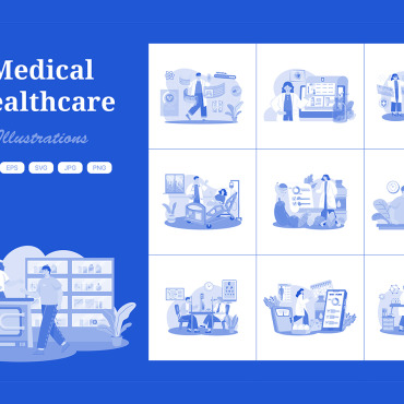 Chemistry Clinic Illustrations Templates 409342