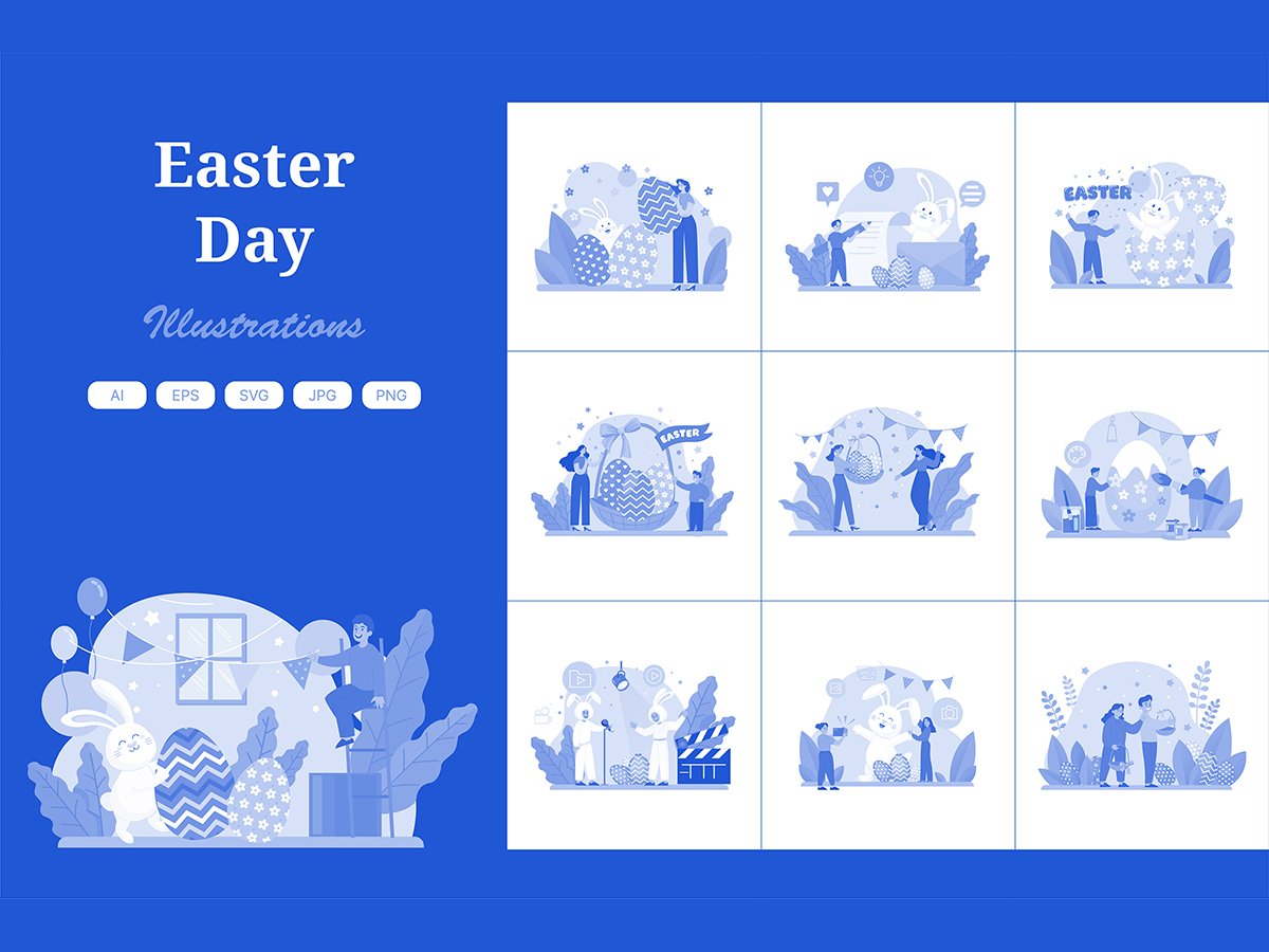 M513_ Easter Day Illustration Pack 3