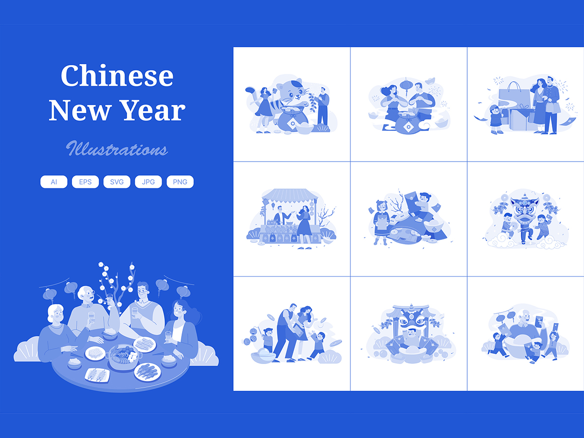 M510_ Chinese New Year Illustration Pack 3