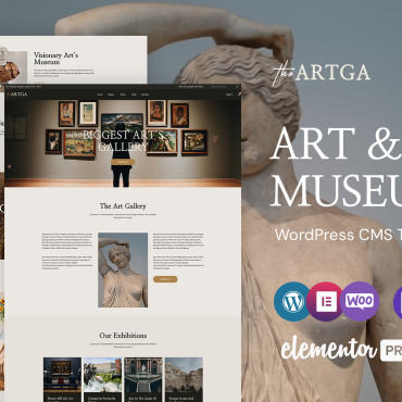 Artist Museum WordPress Themes 409651
