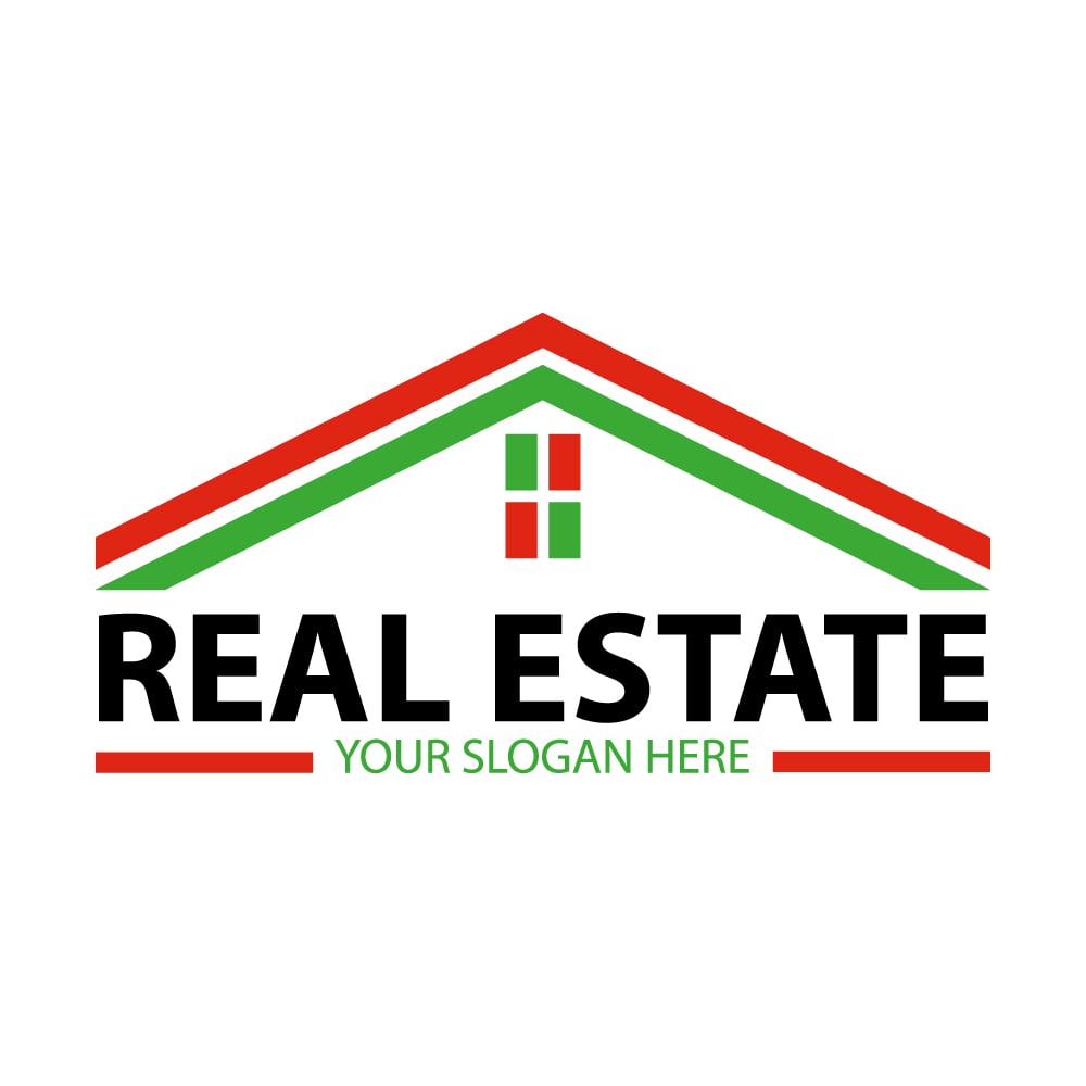 Initial letter real estate logo image