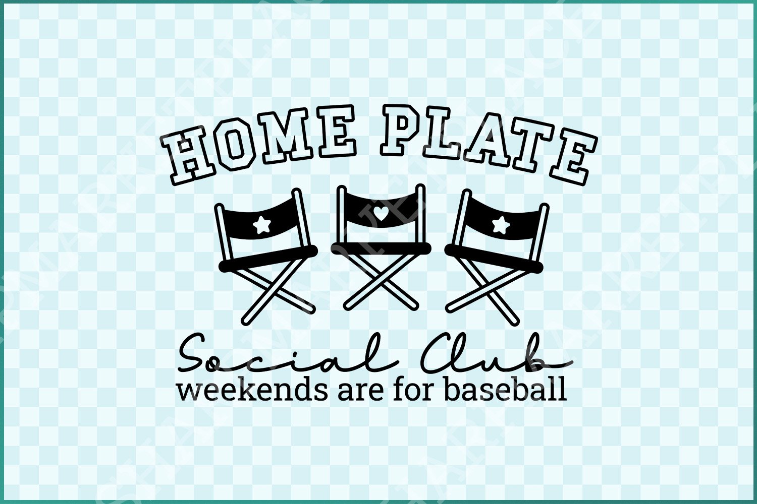 Home Plate Social Club SVG/PNG, Weekends Are For Baseball, Baseball Mom Digital Download