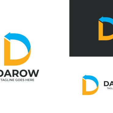 D Logo Logo Templates 409807