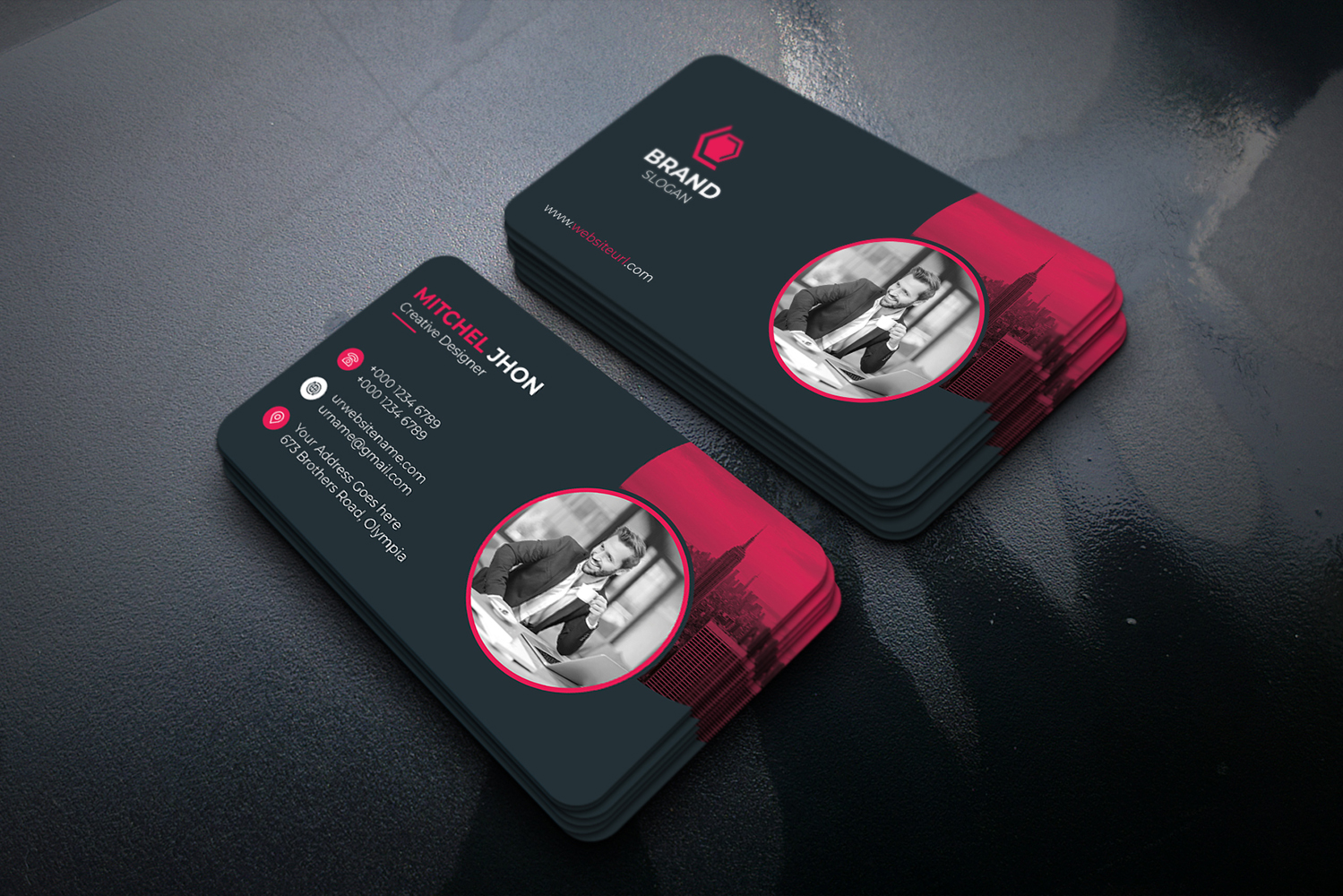 Corporate Business Card 206