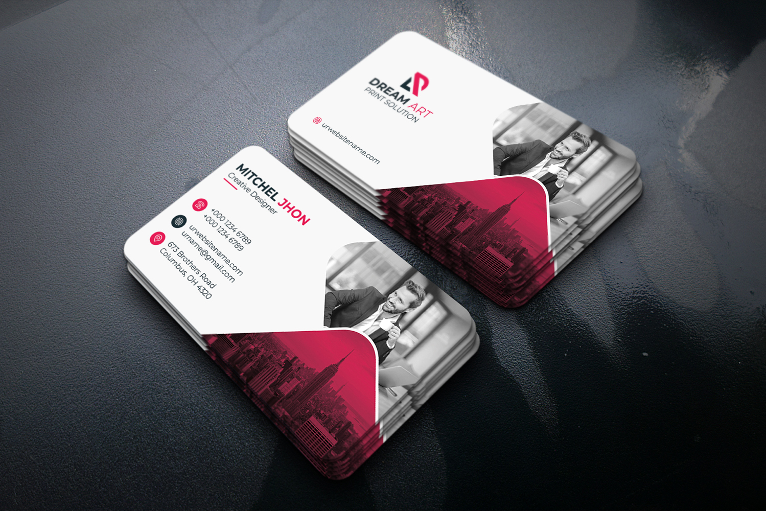 Corporate Business Card 208