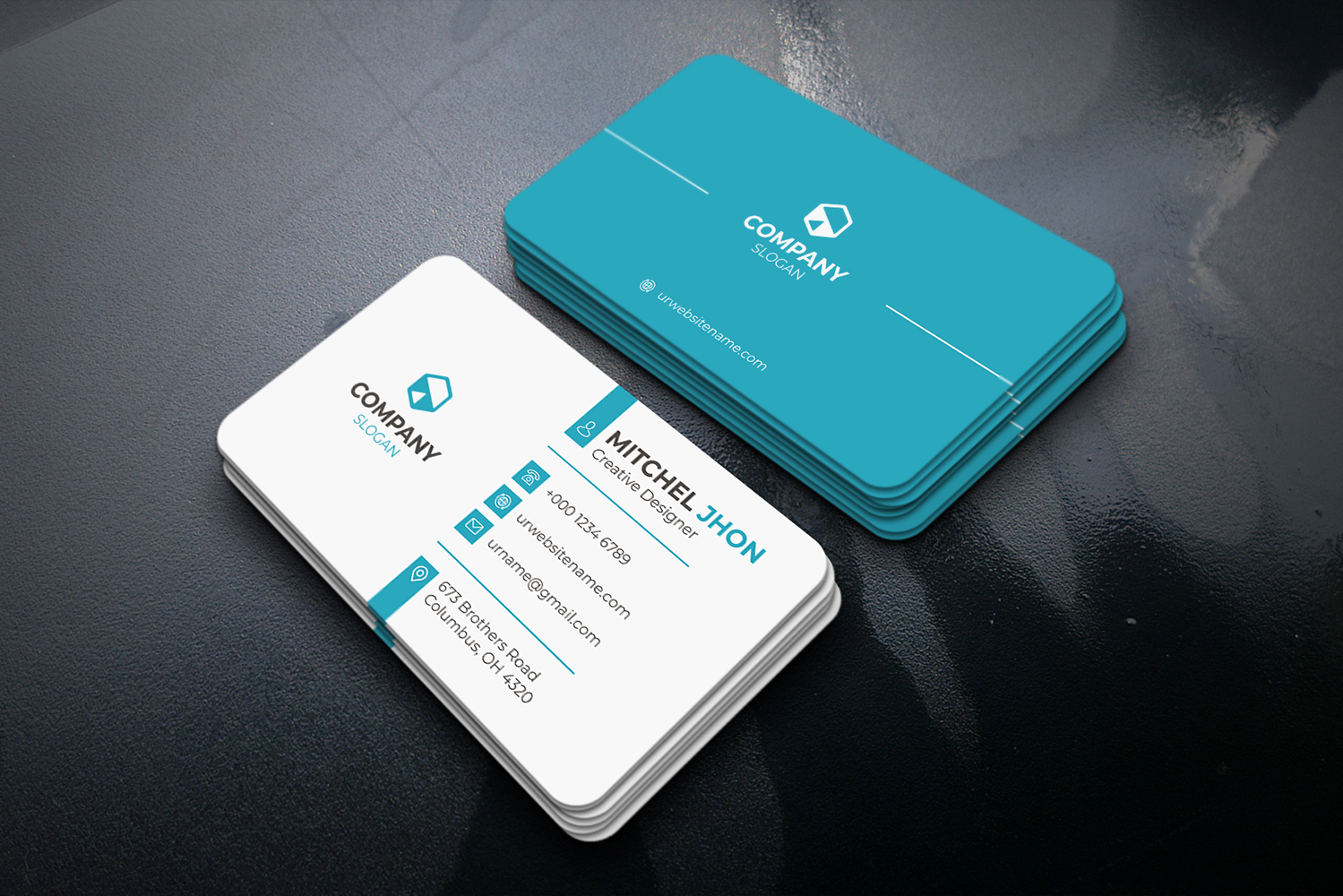 Corporate Business Card 214