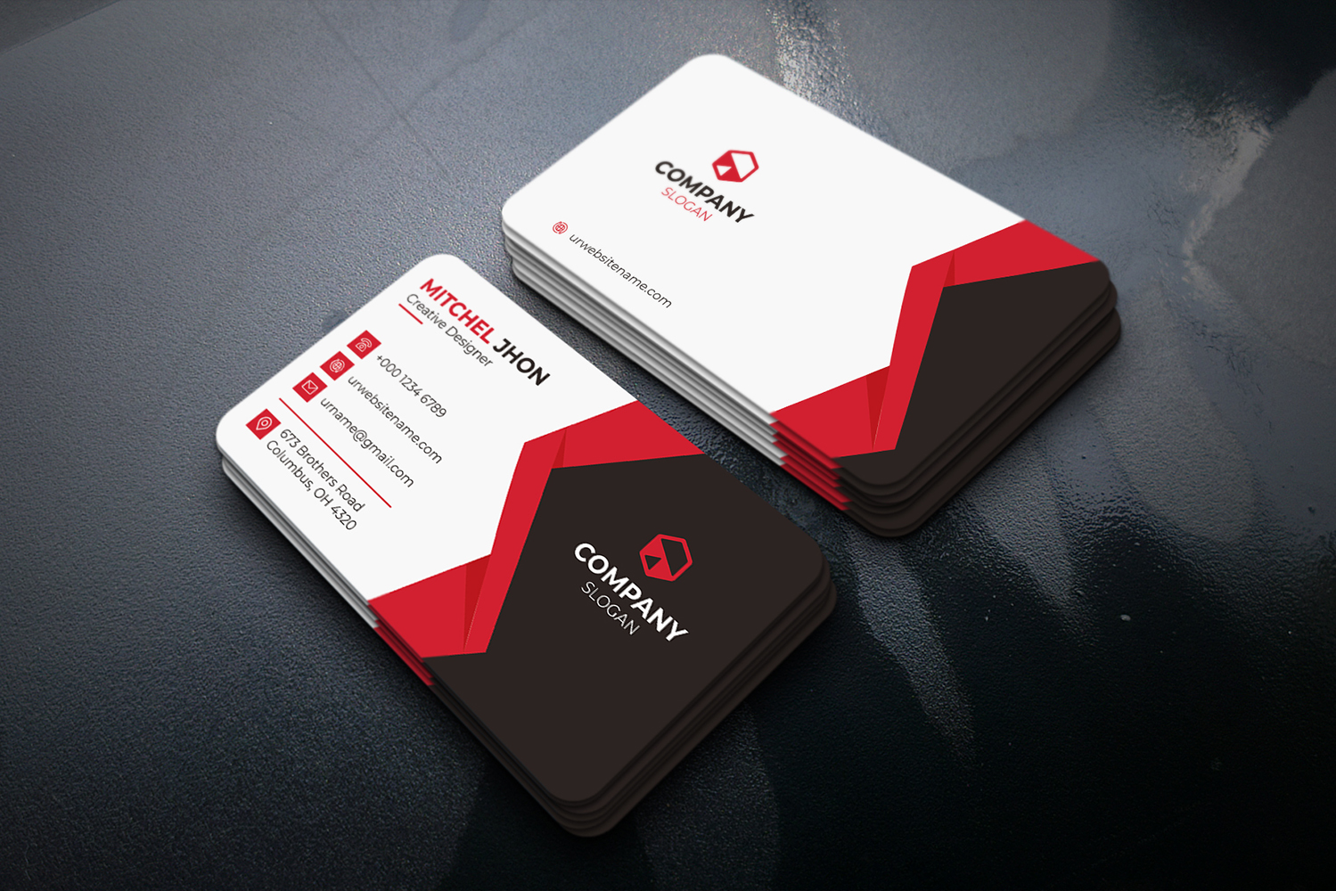 Corporate Business Card 215