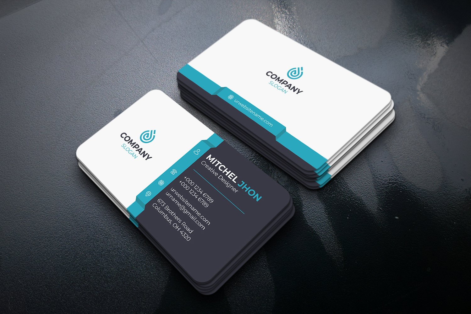 Corporate Business Card 218