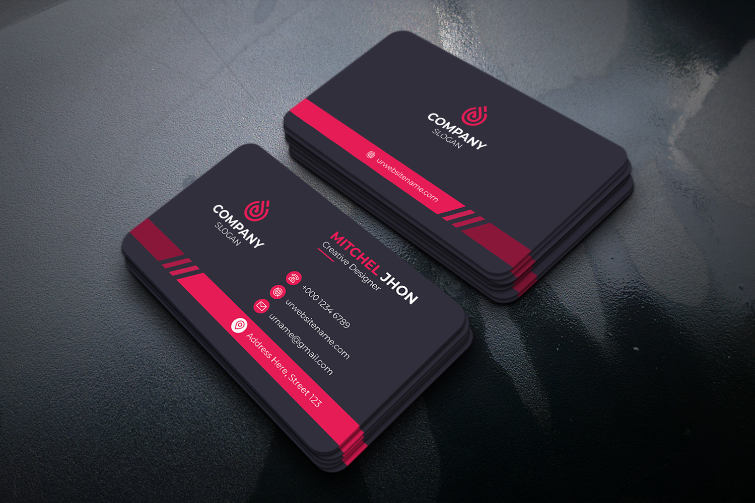 Corporate Business Card 222