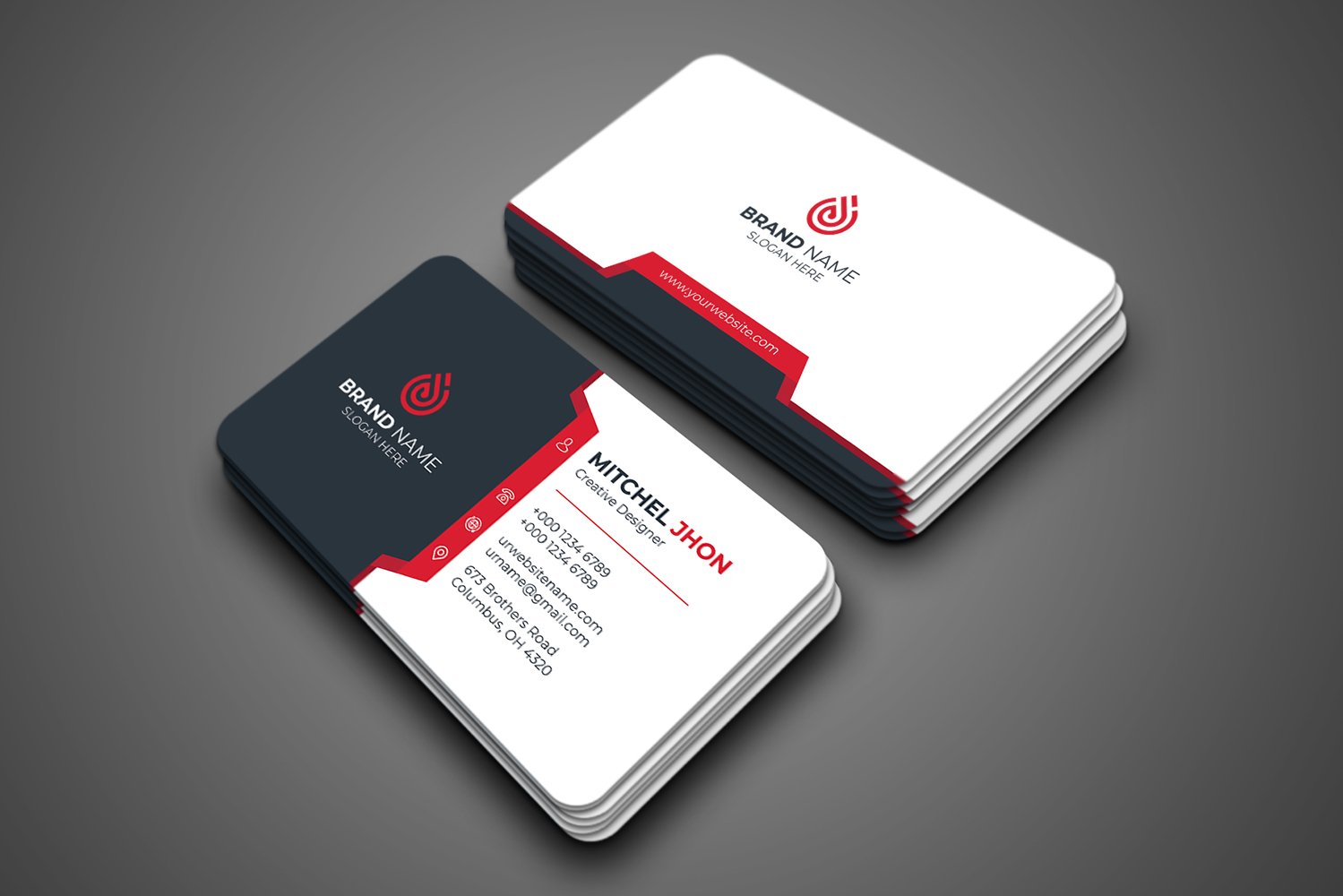 Corporate Business Card 224