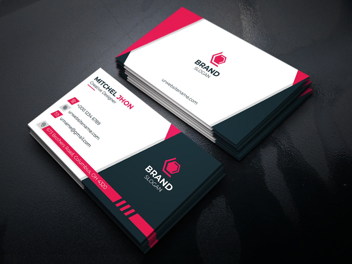 Corporate Business Card 244