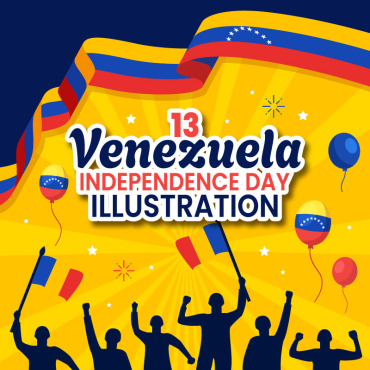 Venezuela Day Illustrations Templates 410082