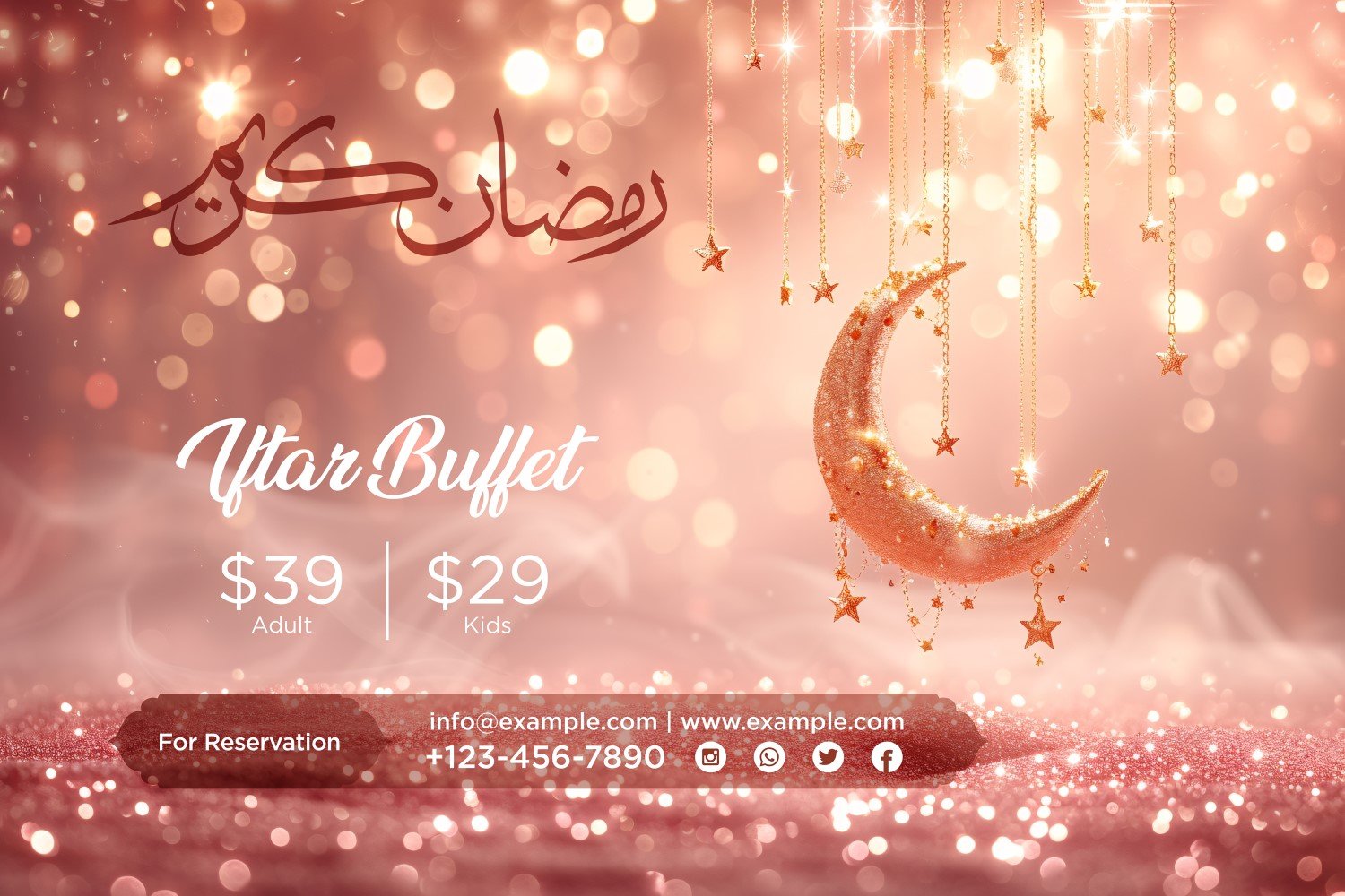 Ramadan Iftar Buffet Banner Design Template 68
