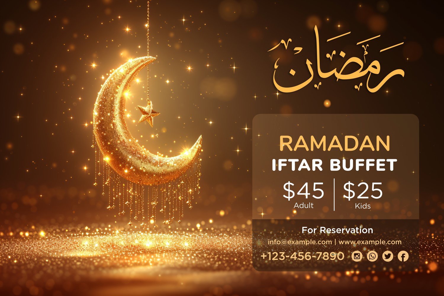 Ramadan Iftar Buffet Banner Design Template 67
