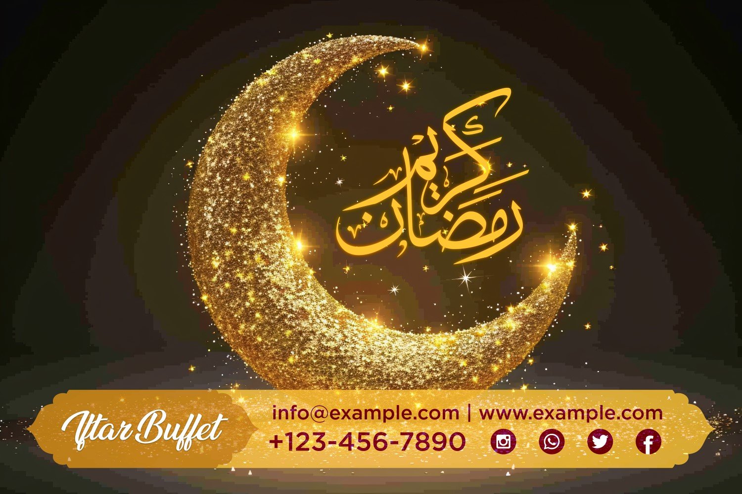 Ramadan Iftar Buffet Banner Design Template 76