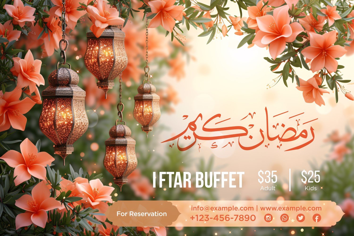 Ramadan Iftar Buffet Banner Design Template 88