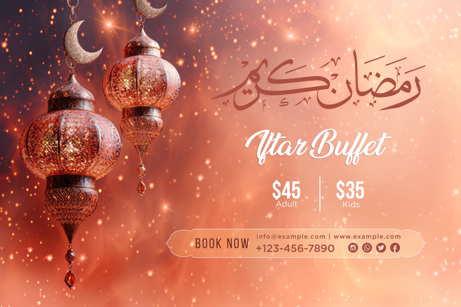 Ramadan Iftar Buffet Banner Design Template 91