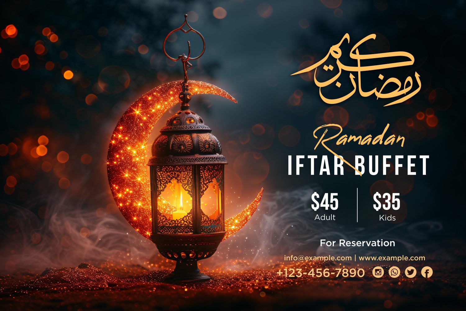 Ramadan Iftar Buffet Banner Design Template 92