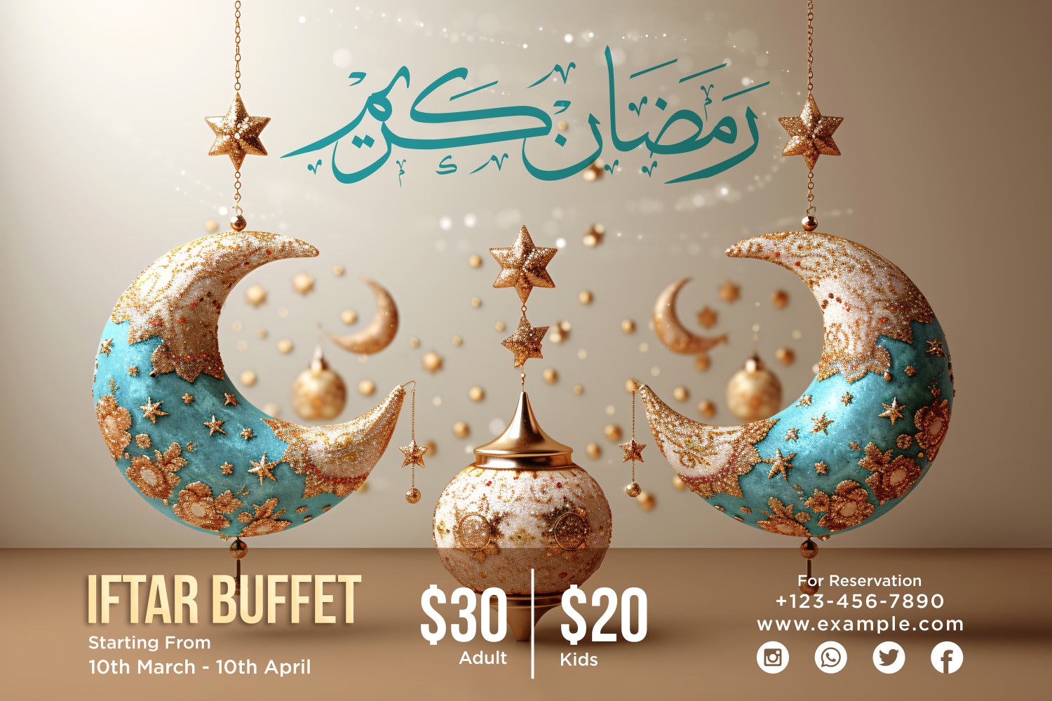 Ramadan Iftar Buffet Banner Design Template 94