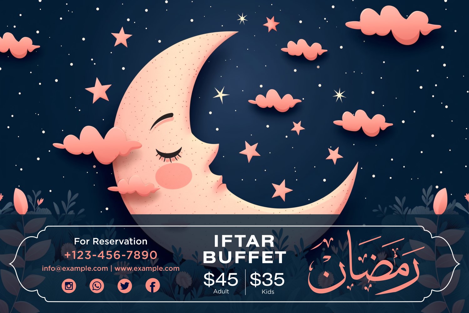 Ramadan Iftar Buffet Banner Design Template 99