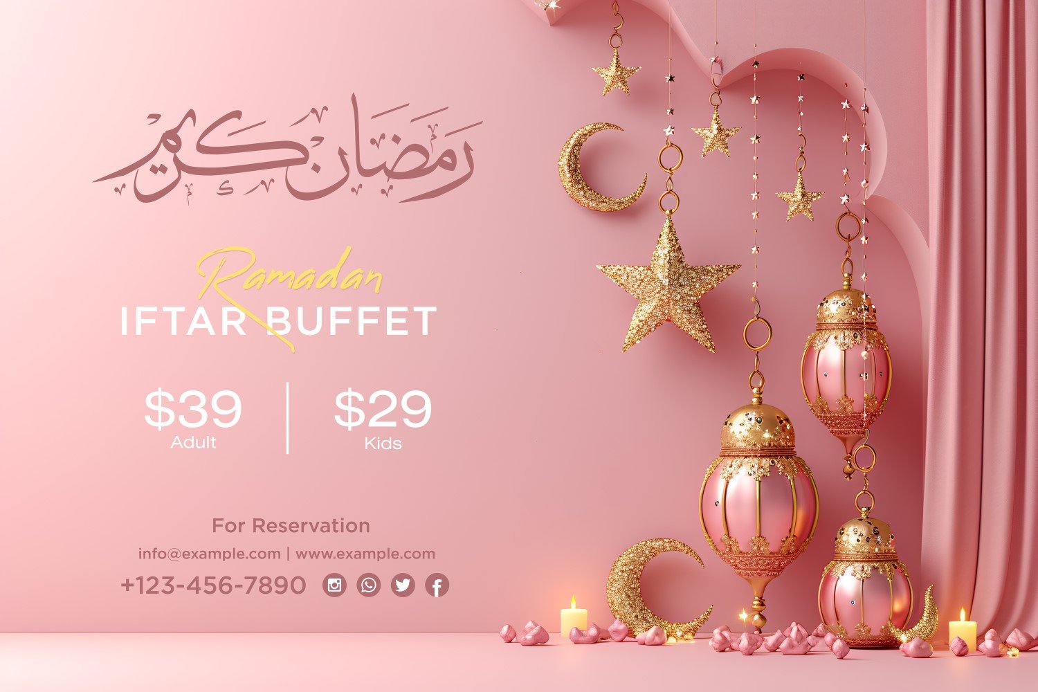 Ramadan Iftar Buffet Banner Design Template 143