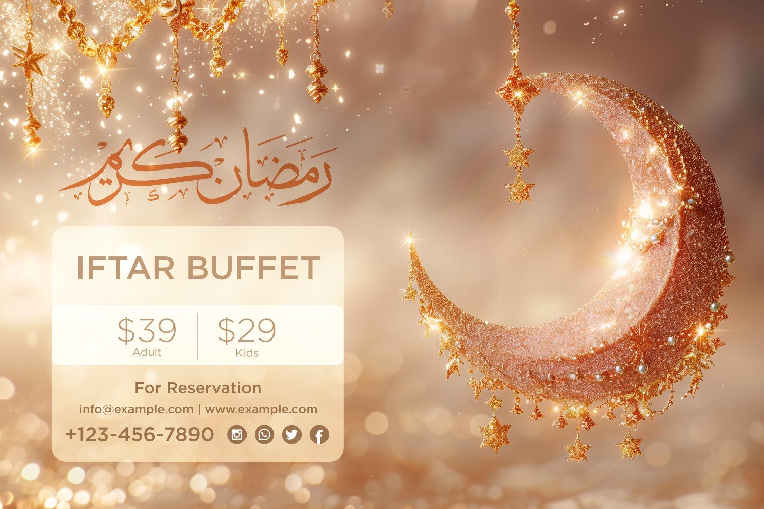 Ramadan Iftar Buffet Banner Design Template 158