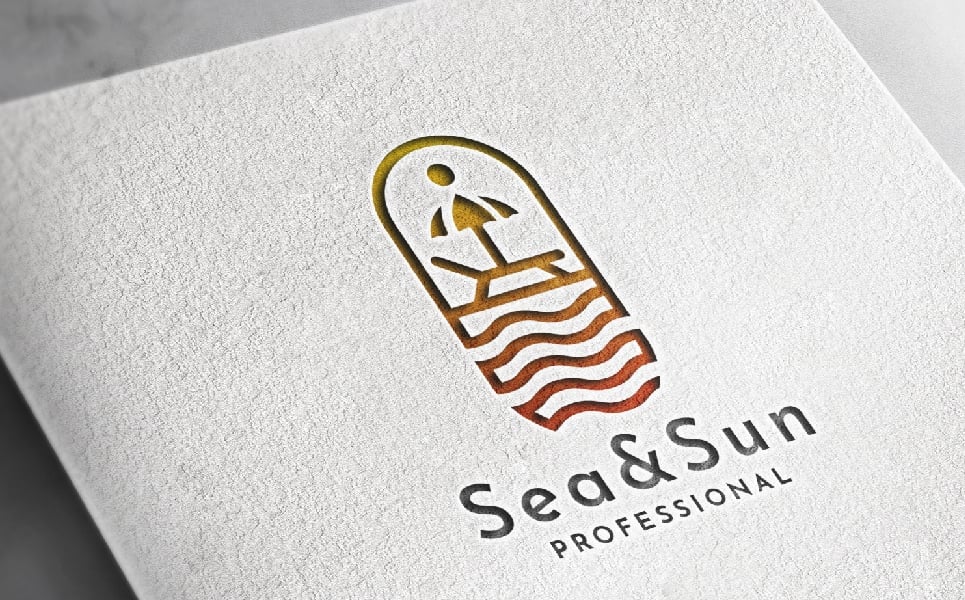 Sea Sun Travel Agent Logo