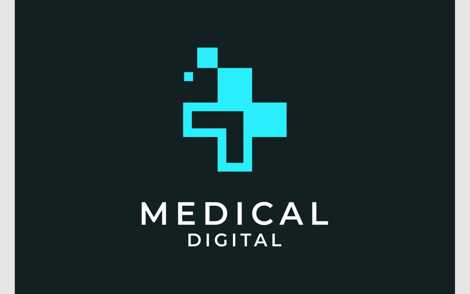 Medical Arrow Up Digital Logo