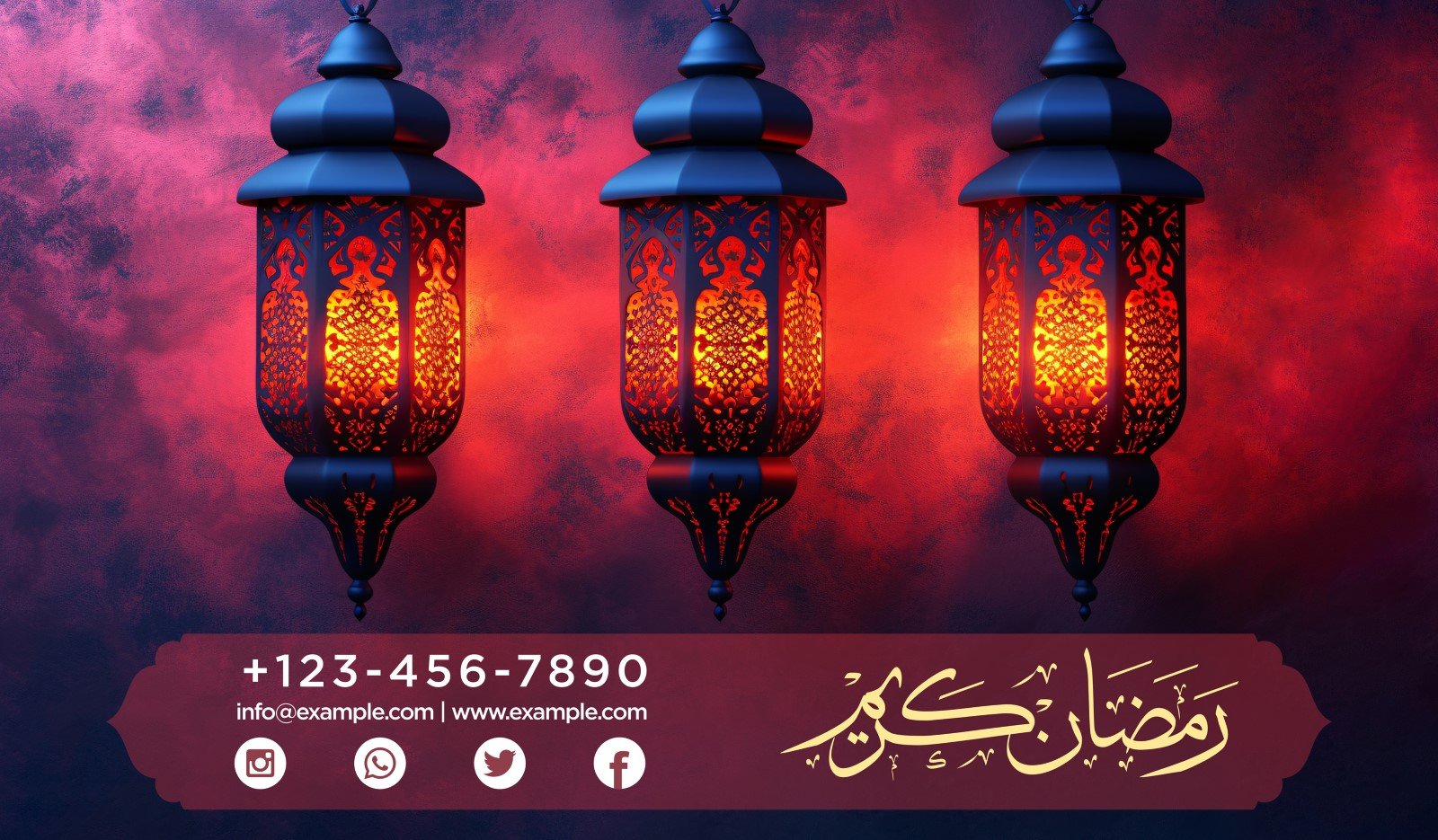 Ramadan Kareem Banner Design Template 223