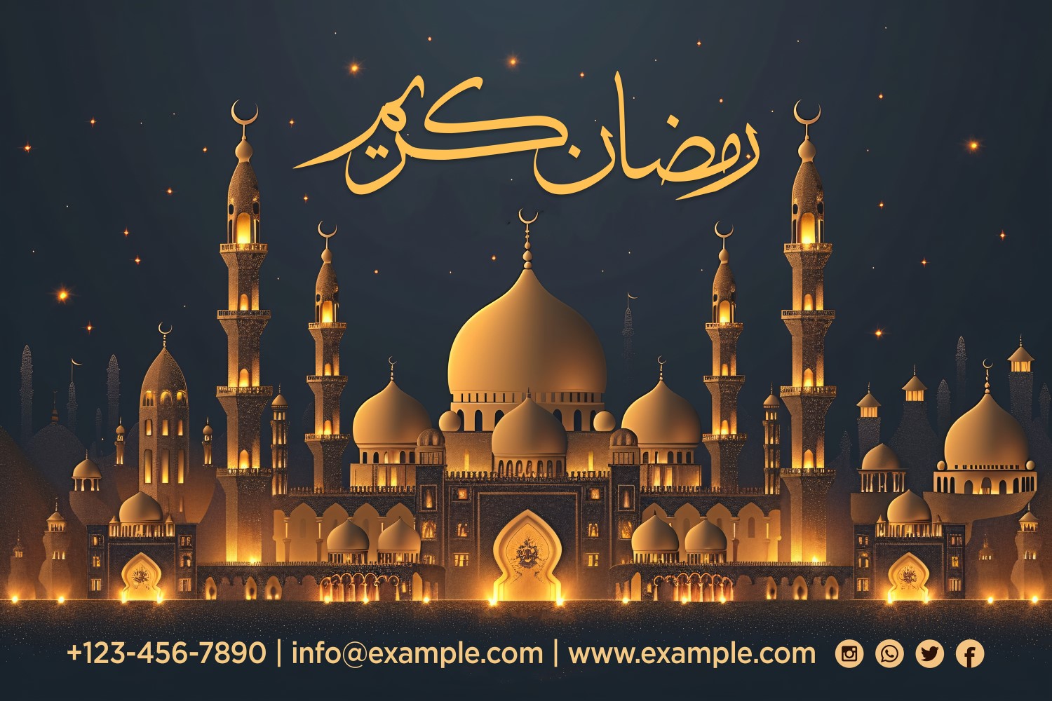 Ramadan Kareem Banner Design Template 227