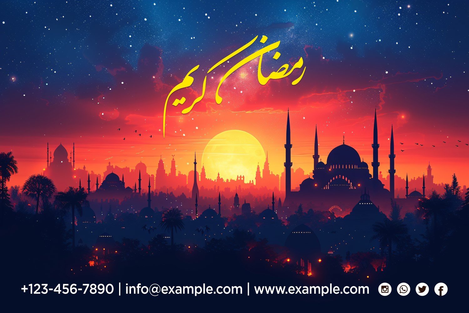 Ramadan Kareem Banner Design Template 232