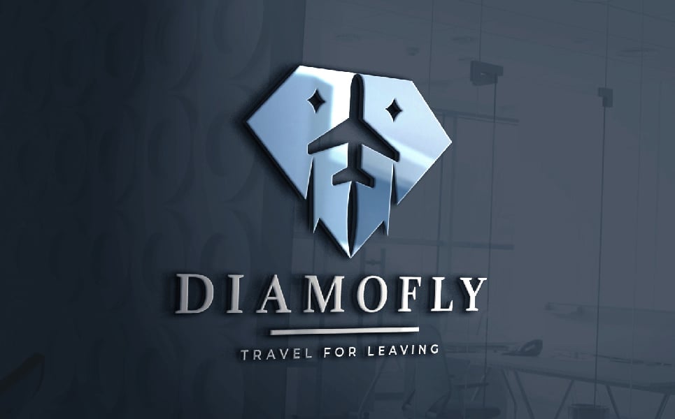 Diamond Fly Travel Professional Logo