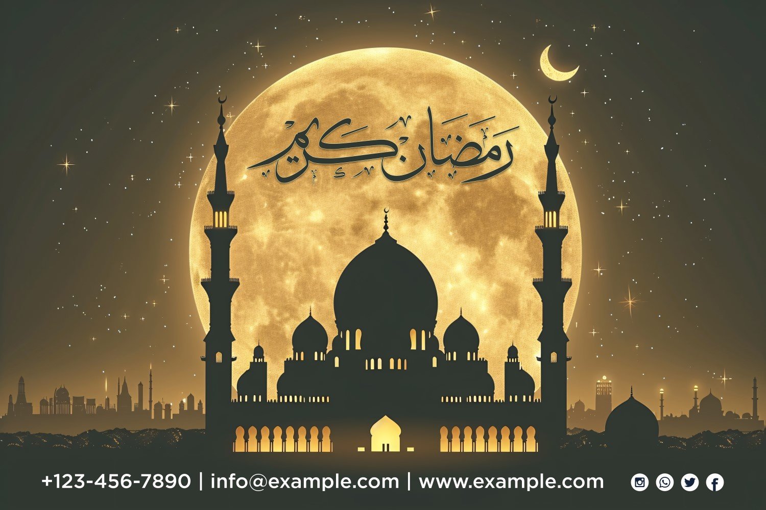Ramadan Kareem Banner Design Template  233