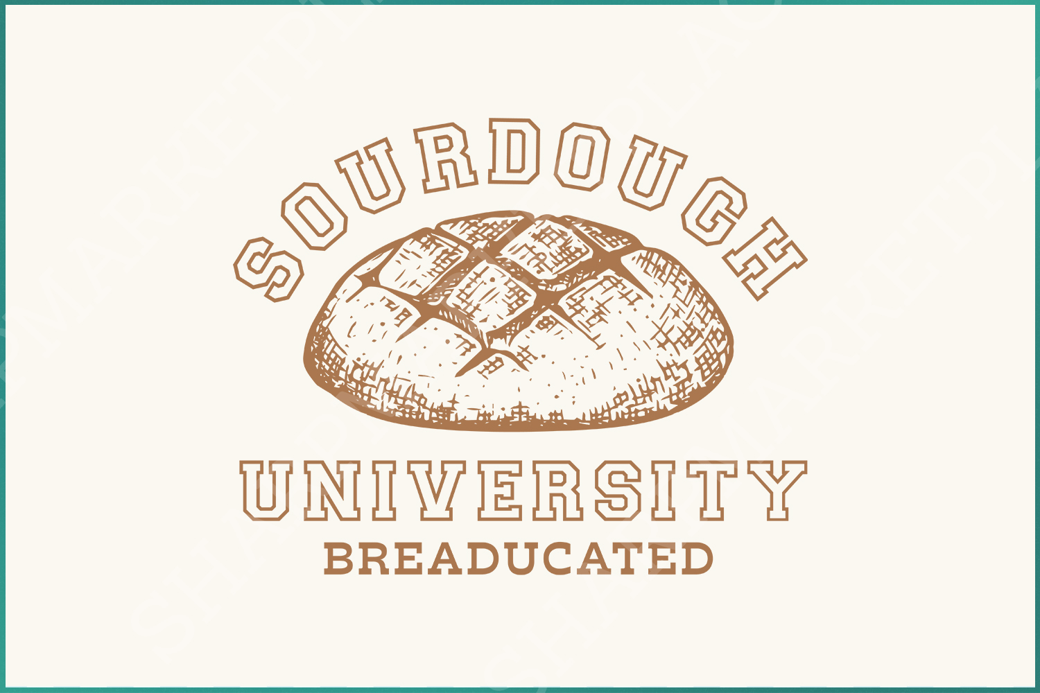 Sourdough University PNG, Breaducated Digital Design, Trendy Mama PNG for Sublimation, Funny