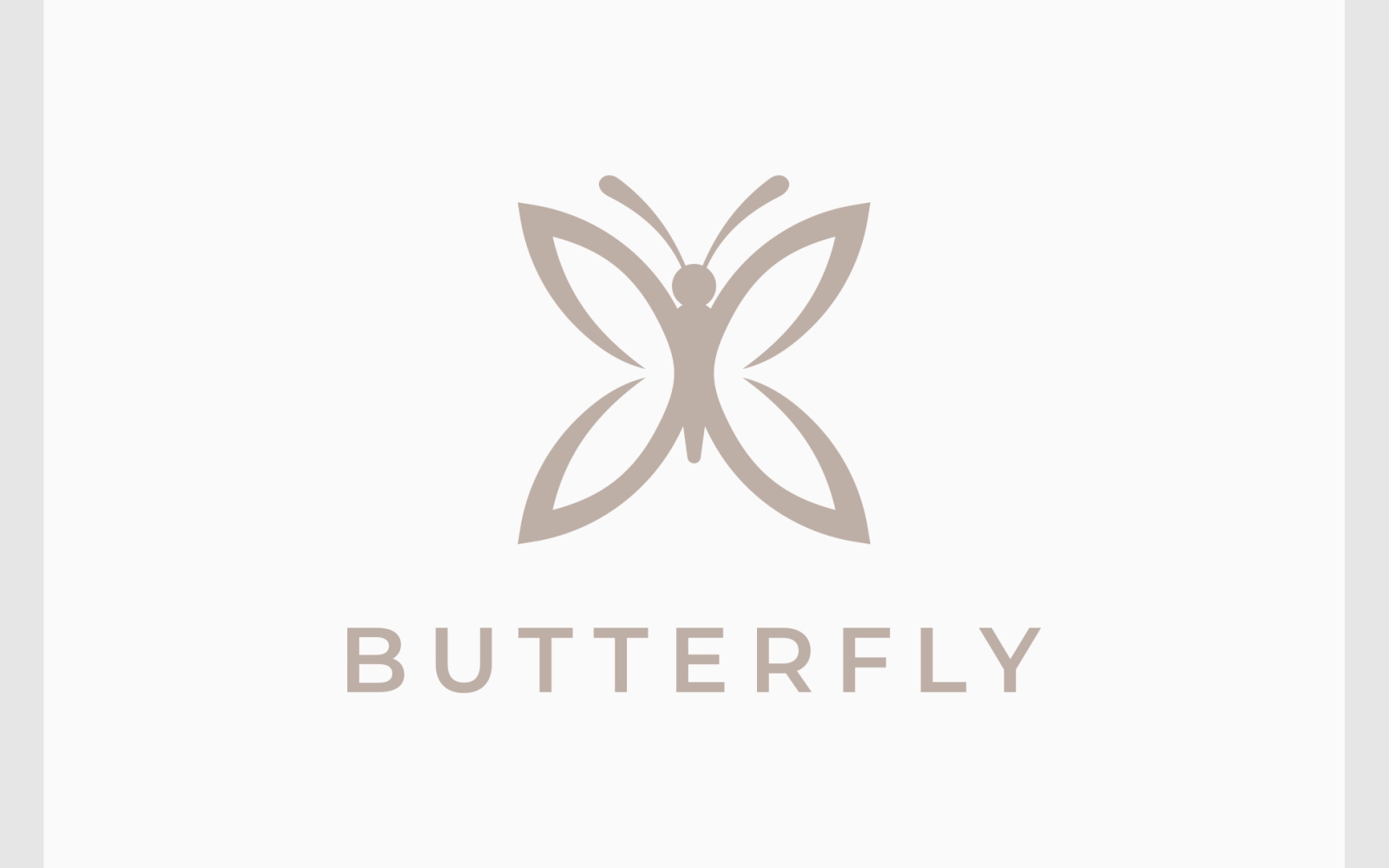 Butterfly Insect Beautiful Logo