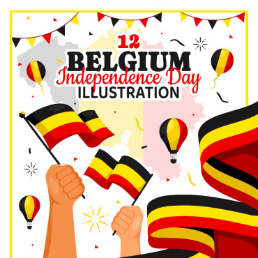 Day Belgium Illustrations Templates 410639