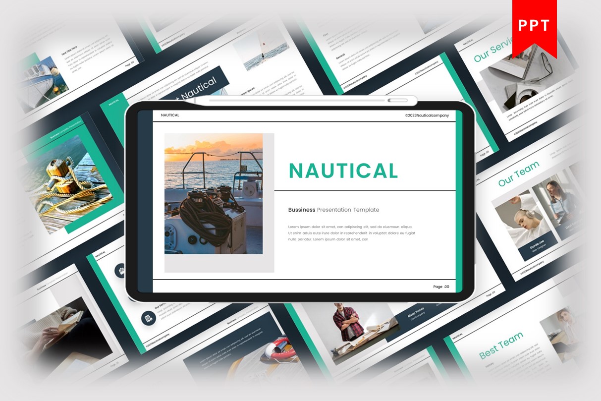 Nautical - Business PowerPoint Template