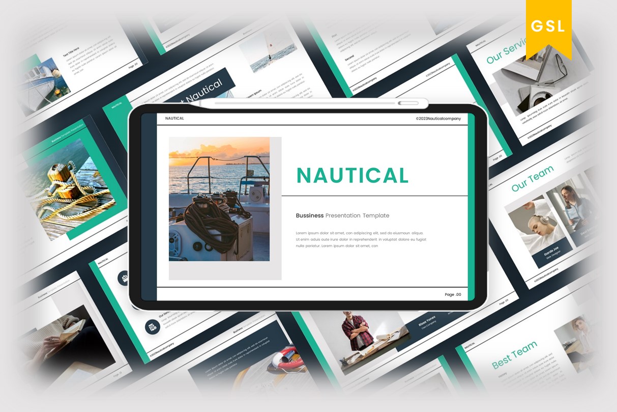 Nautical - Business GoogleSlide Template