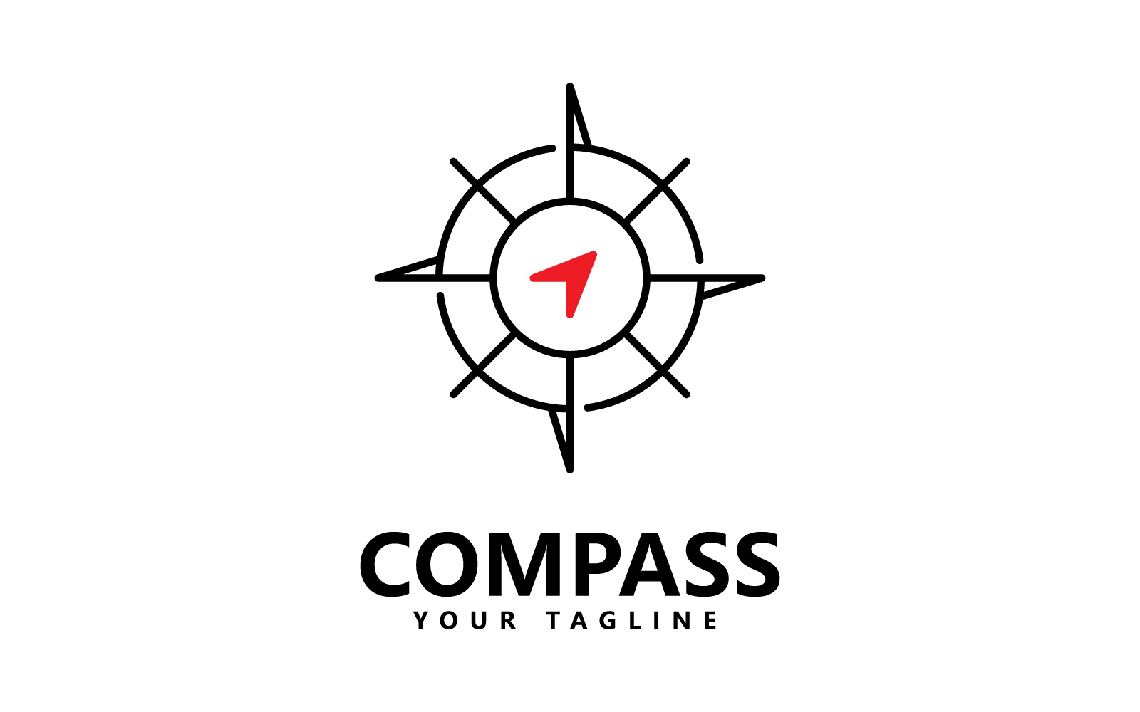 Compass Logo icon vector template design  V5