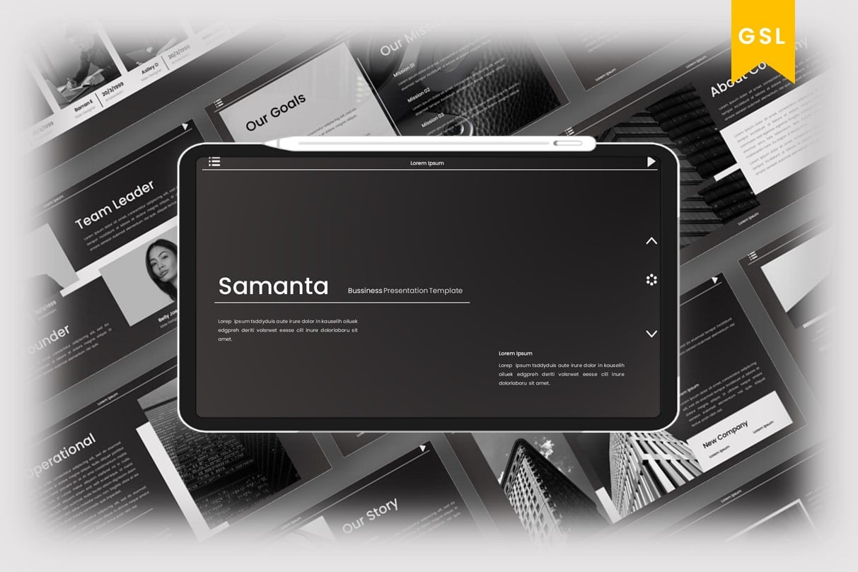 Samanta - Business Googleslide Template