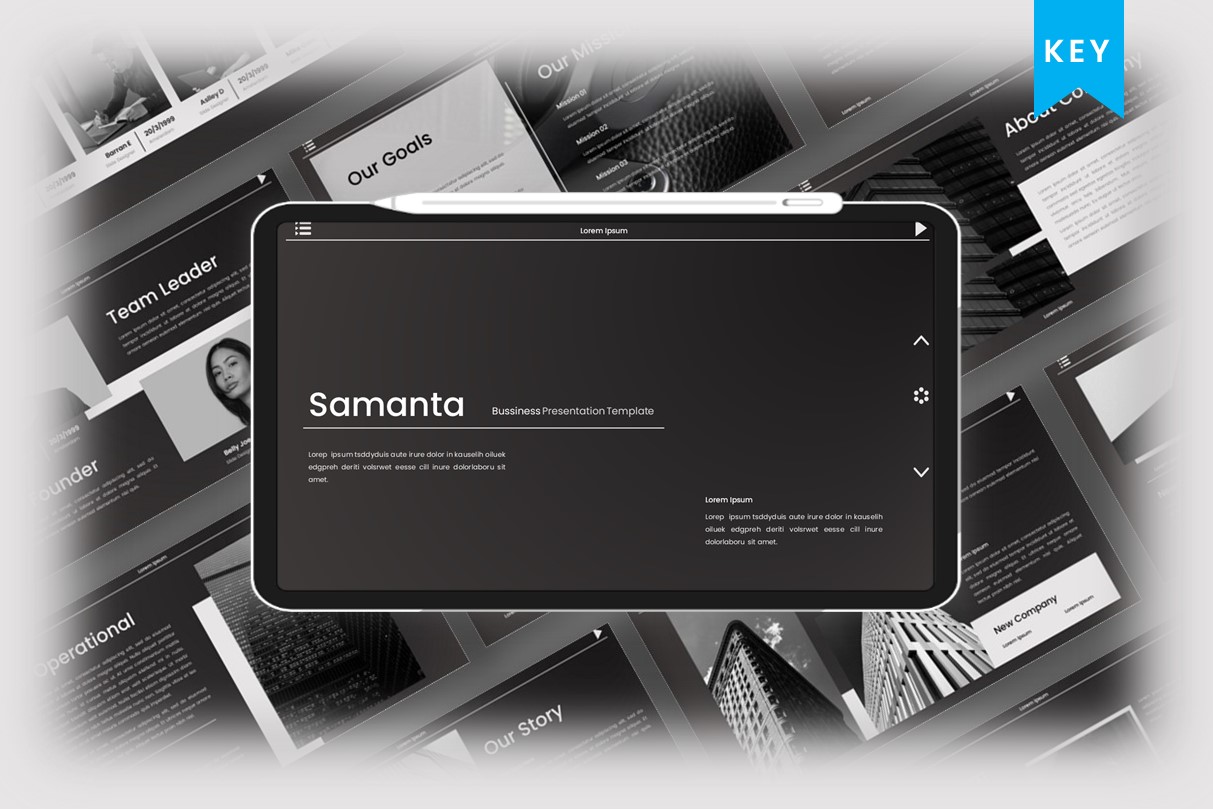 Samanta - Business Keynote Template