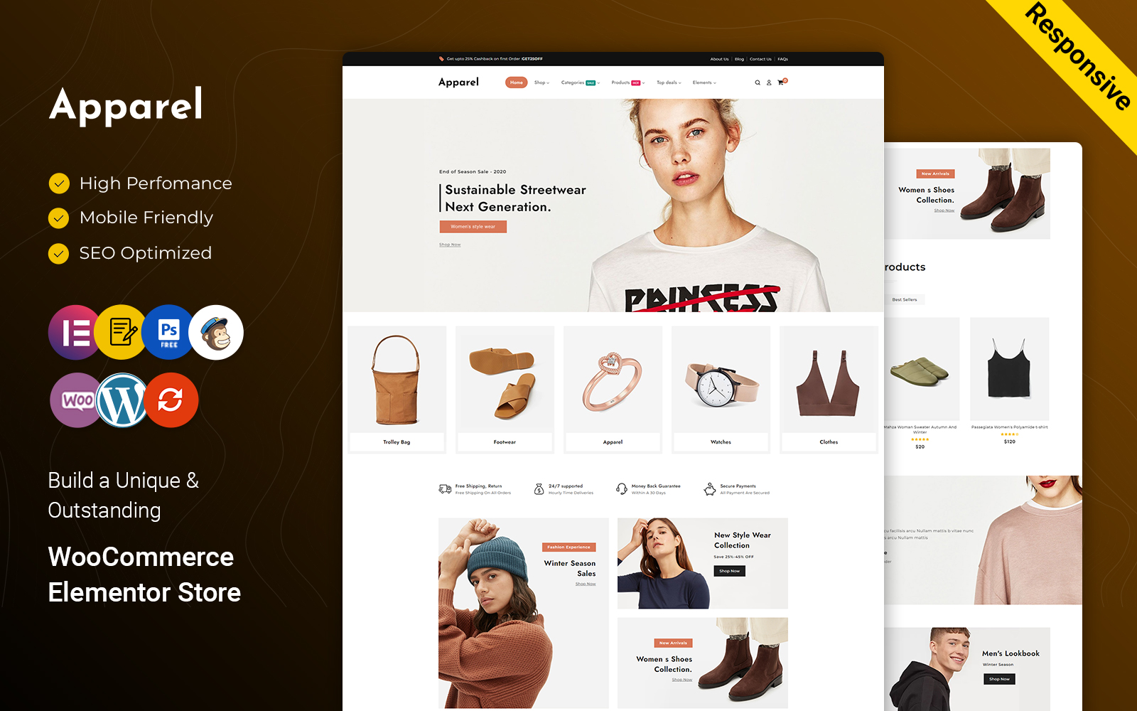 Apparel - Fashion Store , Shoes and Multipurpose Responsive Premium WooCommerce Theme