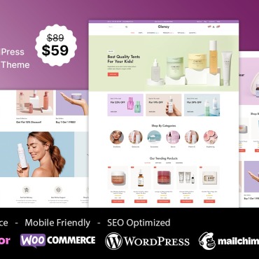 Beauty Cosmetic WooCommerce Themes 410873