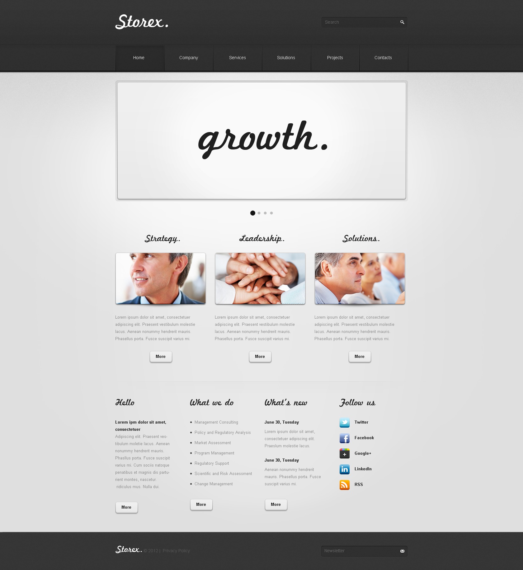 SEO Website Responsive Website Template