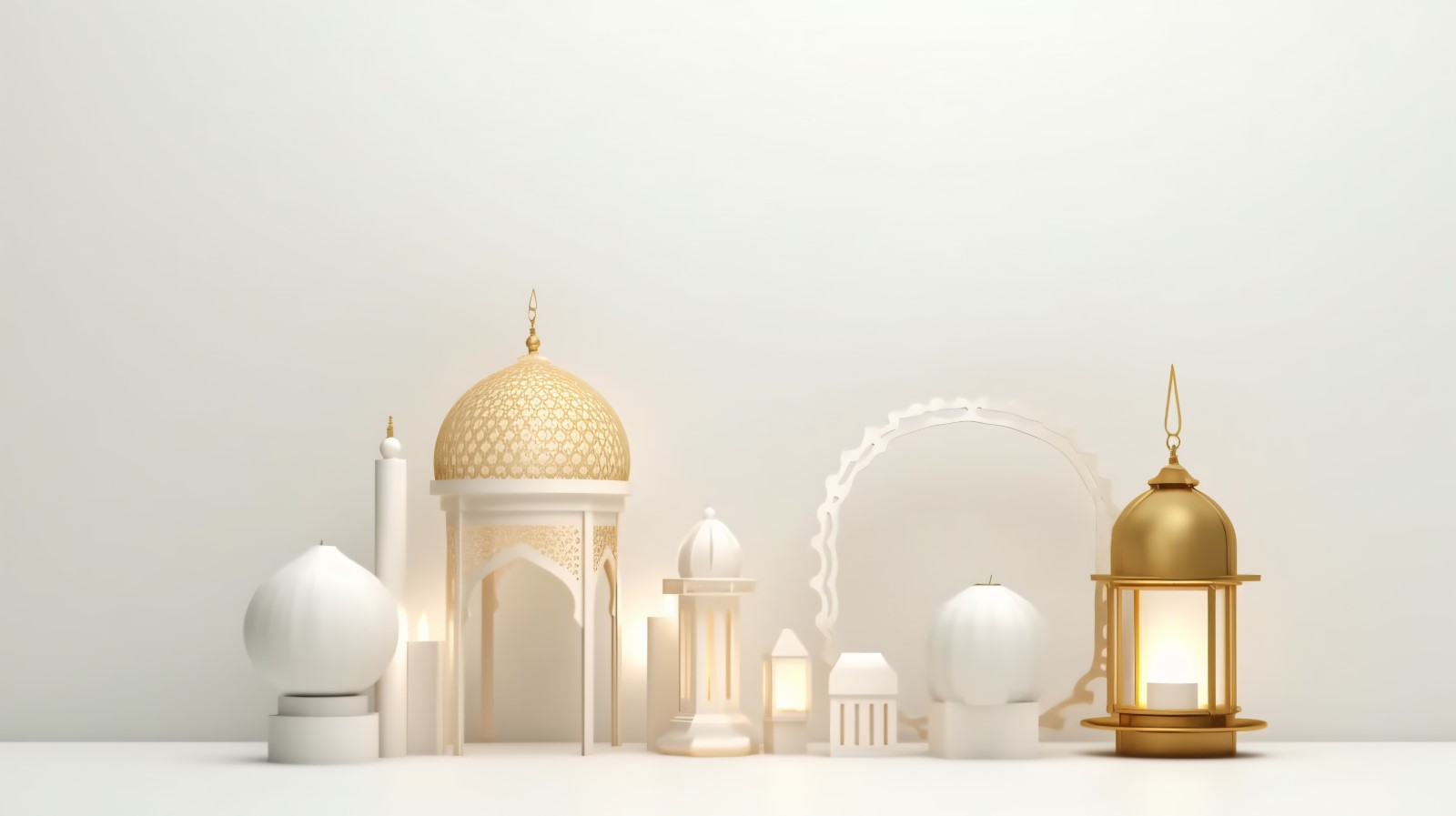 Eid ul adha Islamic background, gold close up lantern 22