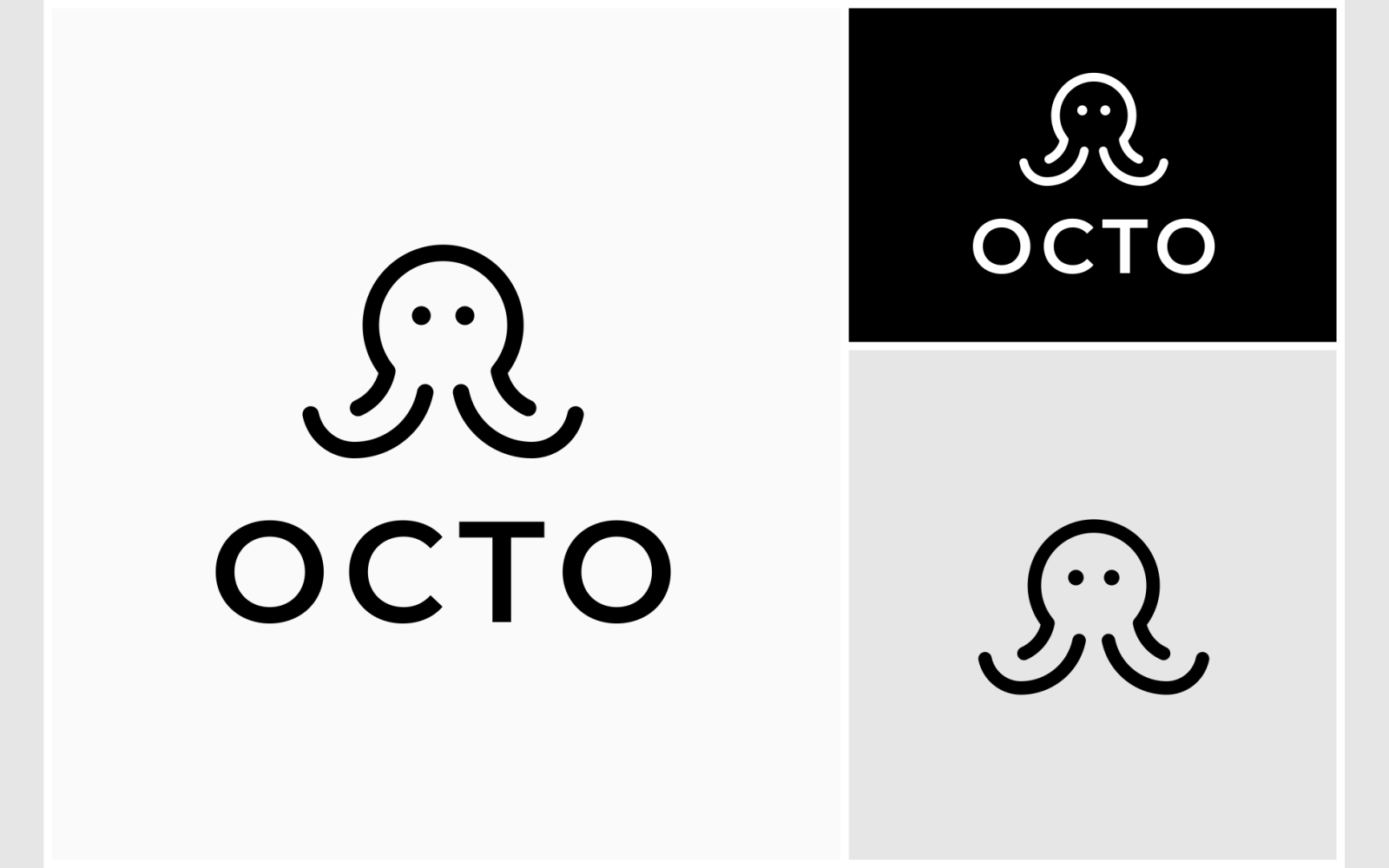 Octopus Kraken Simple Logo