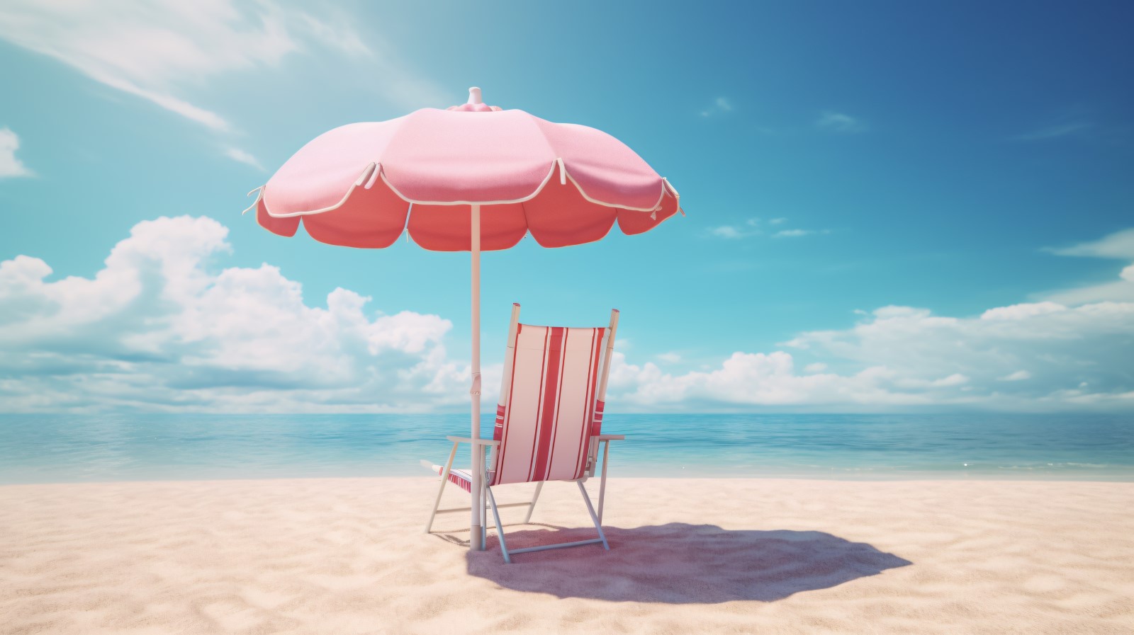 Beach summer Outdoor Beach chair with umbrella 080