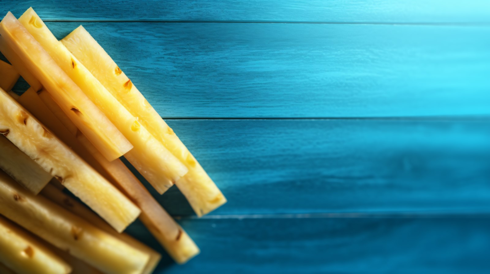 Pineapple popsicle on wooden background summer fruit concept 281